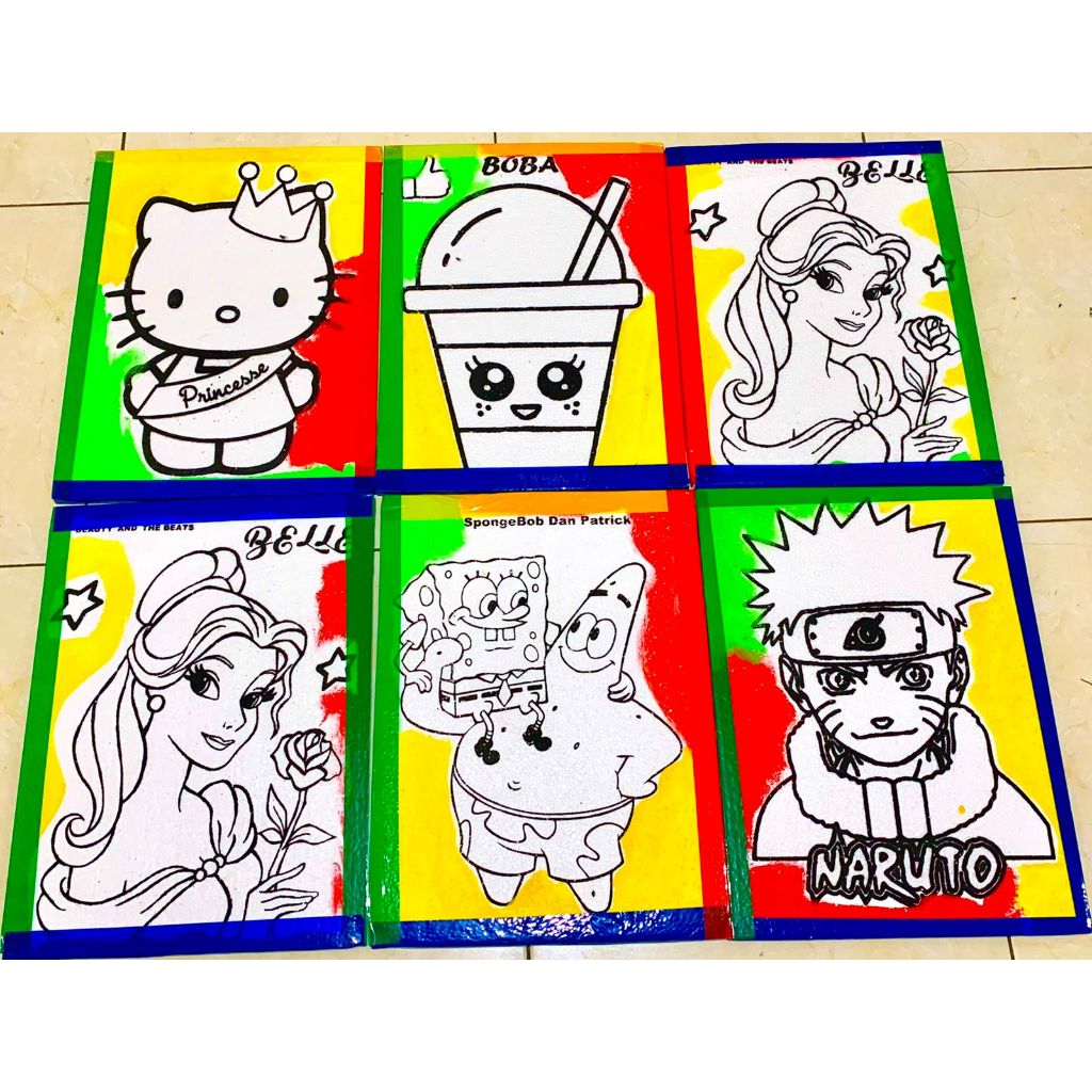 

(1pcs) Sterofoam Lukis Rainbow uk 33x50 / Sterofoam Mewarnai / Gabus Lukis Pasar Malam