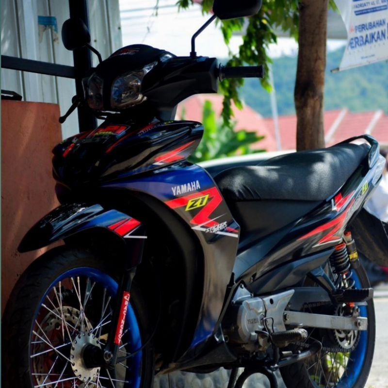 Striping Stiker Sticer Dekal Decal Emblem Printing Aksesoris Motor Yamaha Jupiter  Z1 Robot ZBurhan 