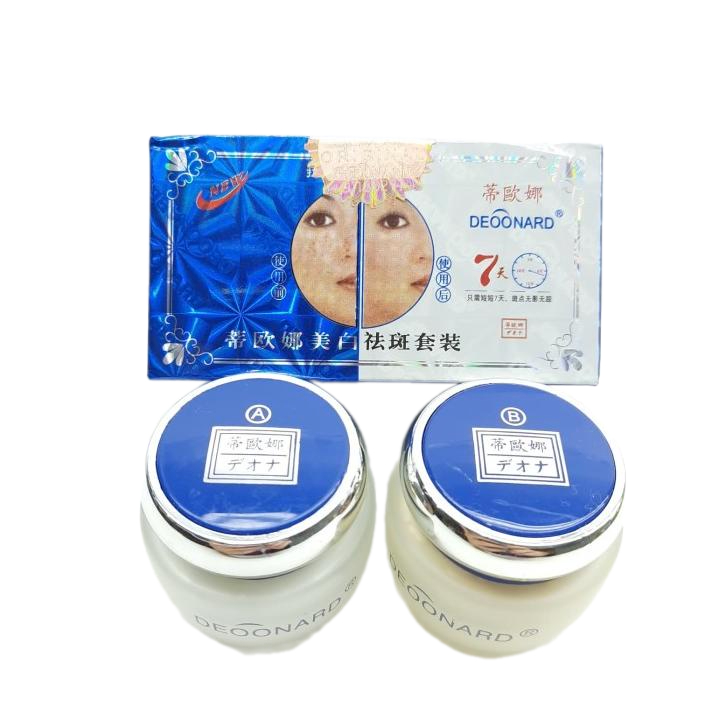 Cream Deoonard Biru Pemutih wajah dalam 7 hari Penghilang Bopeng