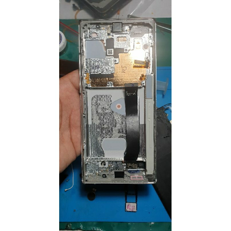 lcd copotan samsung not 20 ultra N985F
