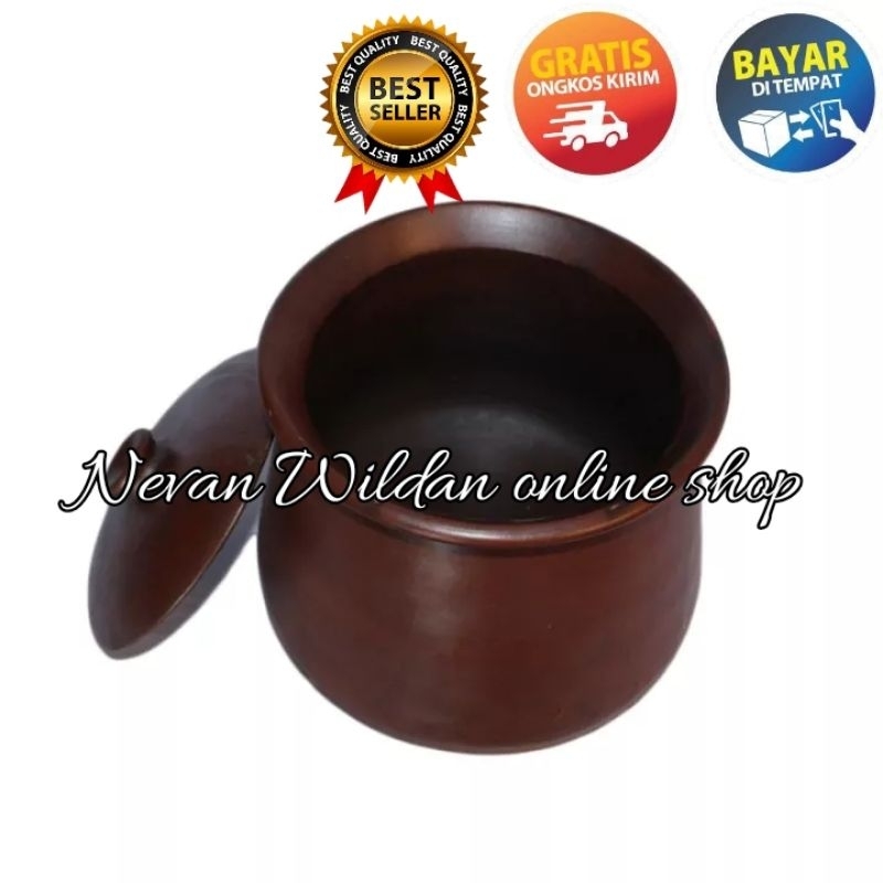 KUALI SOTO 7-10 LITER | KUALI TANAH LIAT | DANDANG SOTO TRADISIONAL KUALITAS