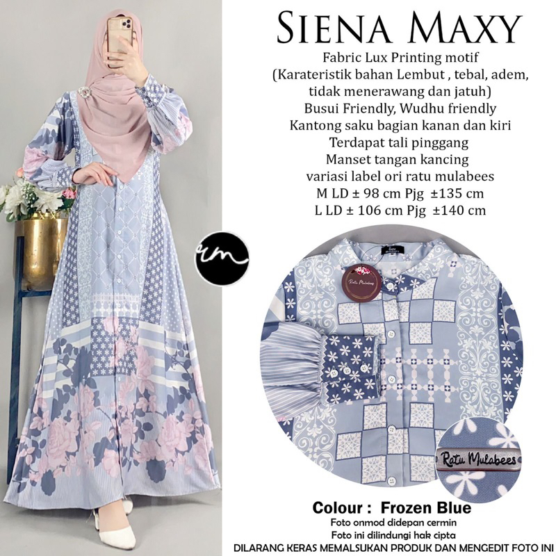 Siena by RATU MULABEES// BAJU LEBARAN COUPLE//GAMIS KOKO/