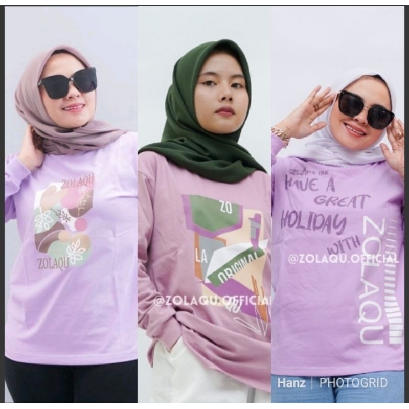 ZOLAQU ORIGINAL Terbaru - Lilac / Ungu Muda Series