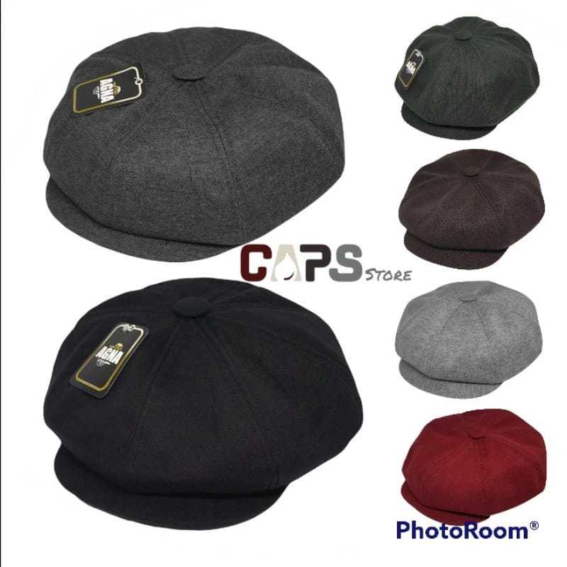 Topi Vintage Baret Peaky Blinders Cap Newsboy Topi Apolo Baret Pria Wanita Topi Baret Hat Topi pria 