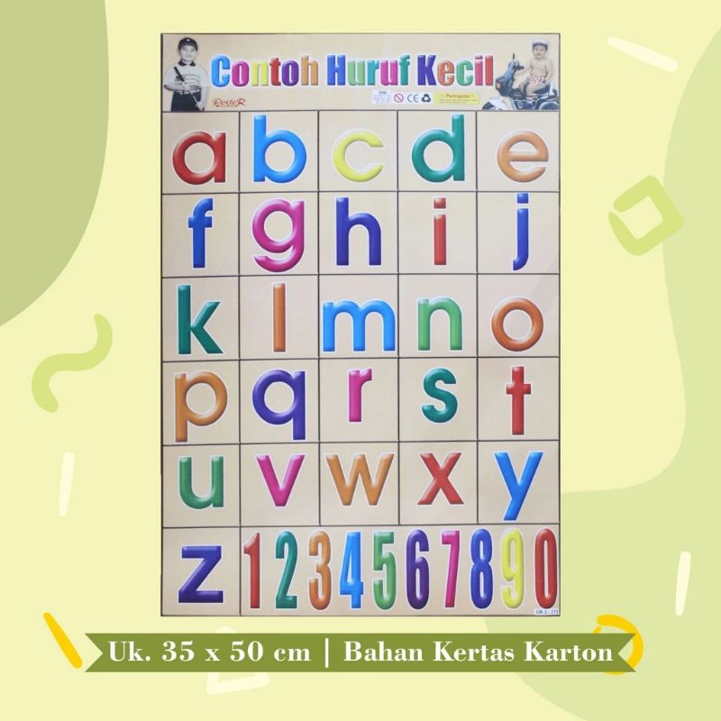

Poster Edukasi Anak Mengenal Huruf