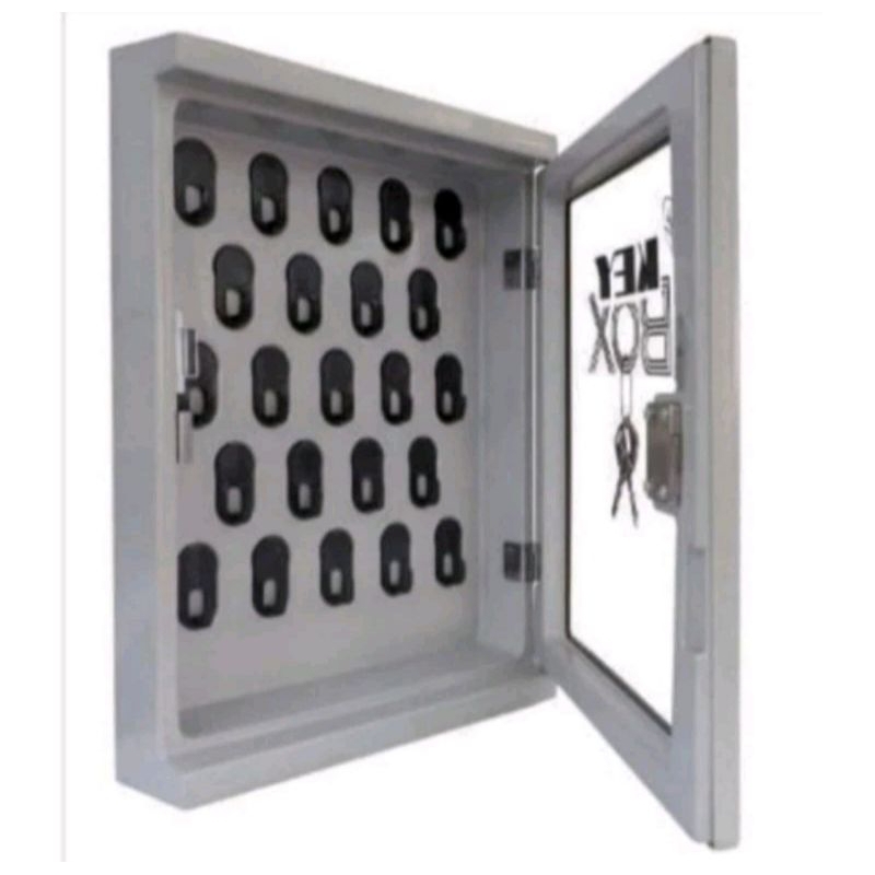 Kotak penyimpanan kunci dinding maspion / key box mc 12 tempat kunci dinding