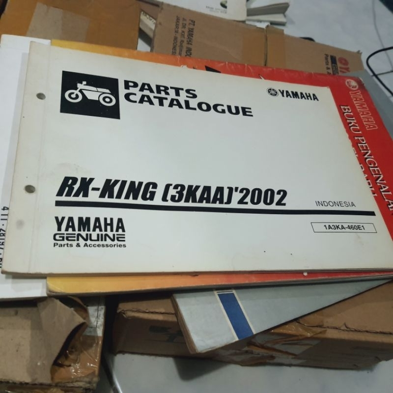 KATALOG PART PARTS CATALOGUE PARTS BUKU KATALOG YAMAHA RXKING RX KING 2002