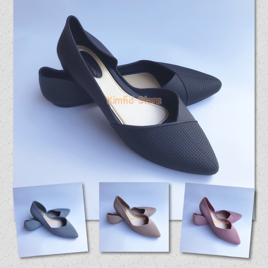 Sepatu slip on karet wanita porto lady PAX