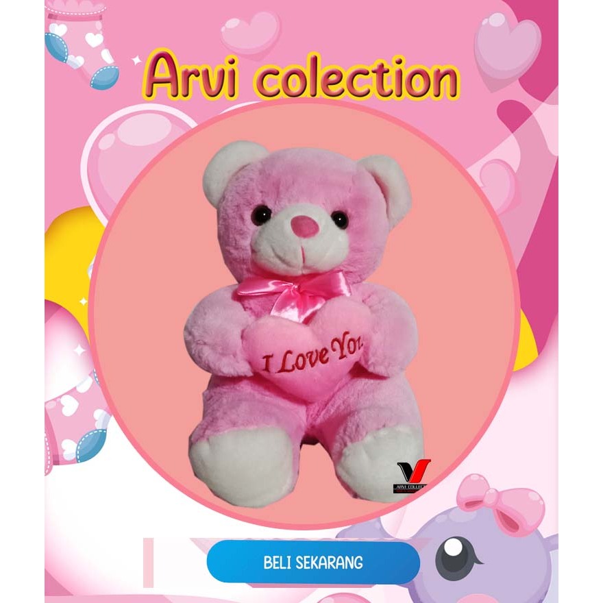Boneka Beruang Teddybear lucu murah terjangkau hanya di toko boneka arvi collection
