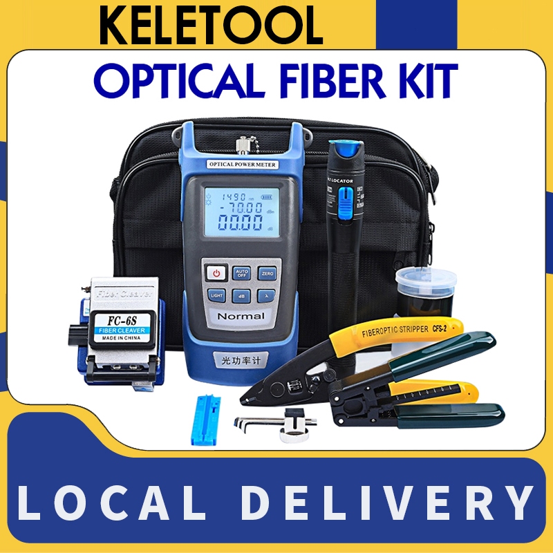 Keletool fiber optik optic ftth tool kit toolkit fiber optik ftth fiber optic splicer fiber optic Fi