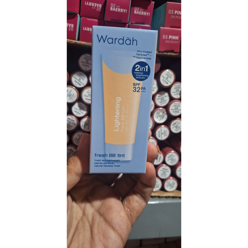 Wardah Lightening fresh BB Tint  /Neutra Fair (12N)| Alas Bedak/Foundation/BB CC DD/Pelembab/Cushion