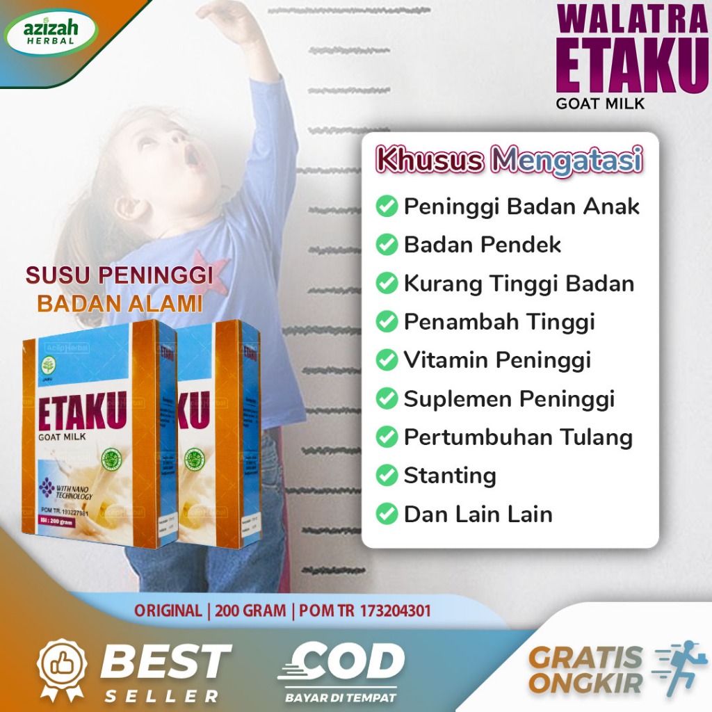 Susu Peninggi Badan Pendek Anak Remaja Dan Dewasa Usia 5 Sampai 20 Tahun Bantu Tinggiin Badan Etaku 