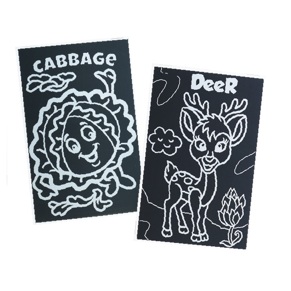 

Magic Scratch BW Color / Kertas Gambar Gosok / Mewarnai