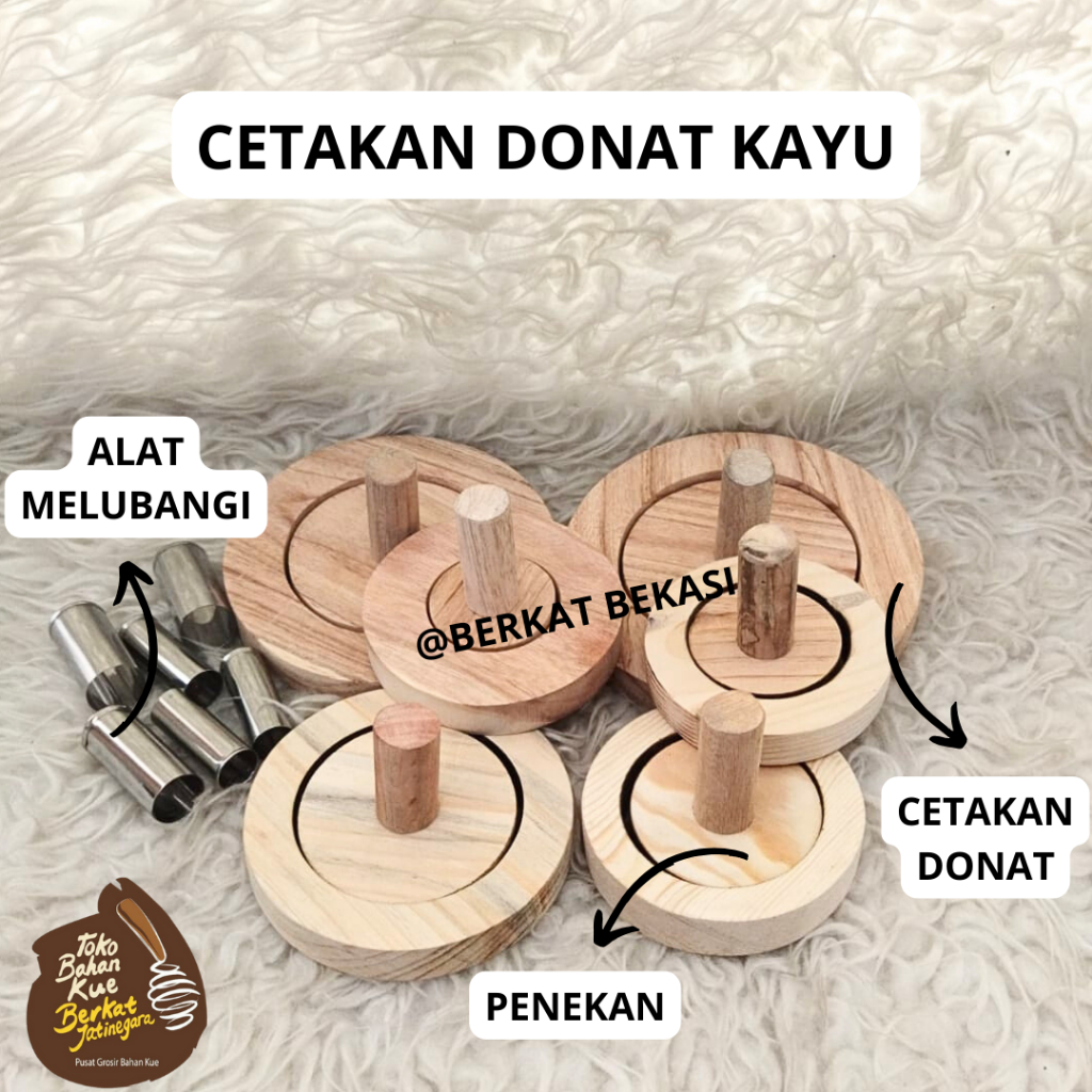 CETAKAN DONAT/CETAKAN DONAT KAYU