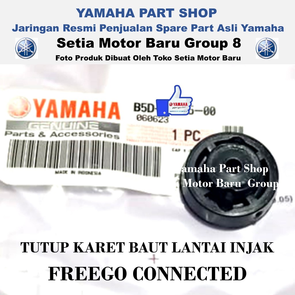 Tutup Karet Baut Lantai Injak Injakan Freego Old Freego Connected Asli Yamaha