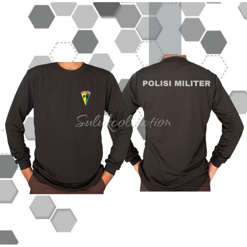KAOS JERSEY POLISI MILITER LENGAN PANJANG//KAOS JERSEY TERBARU BISA COD