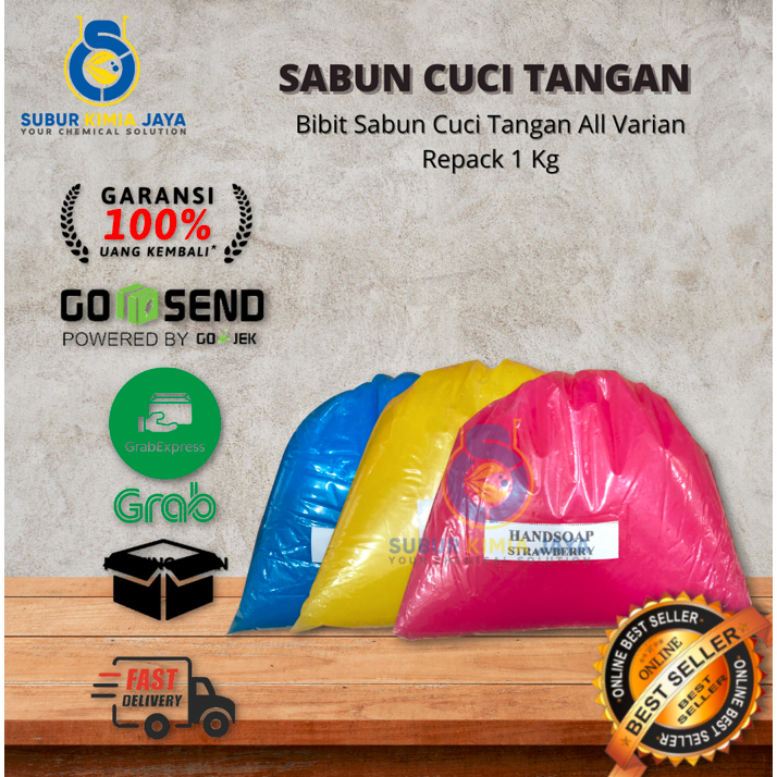 

Bibit Sabun Cuci Tangan / Hand Wash Concentrate All Varian 1 Kg Premium