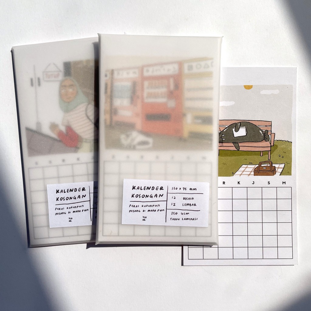 

Kalender Kosongan/ Calendar Card Ilustrasi