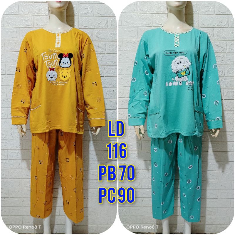 BAJU TIDUR/PIYAMA WANITA DEWASA TESSA JUMBO