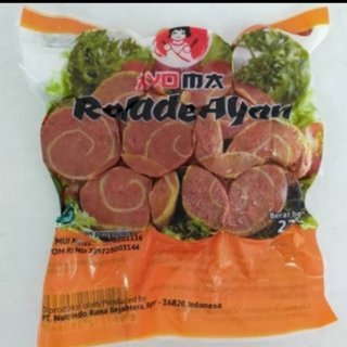 AYOMA ROLADE AYAM SAPI KORNET BEEF BURGER SAPI