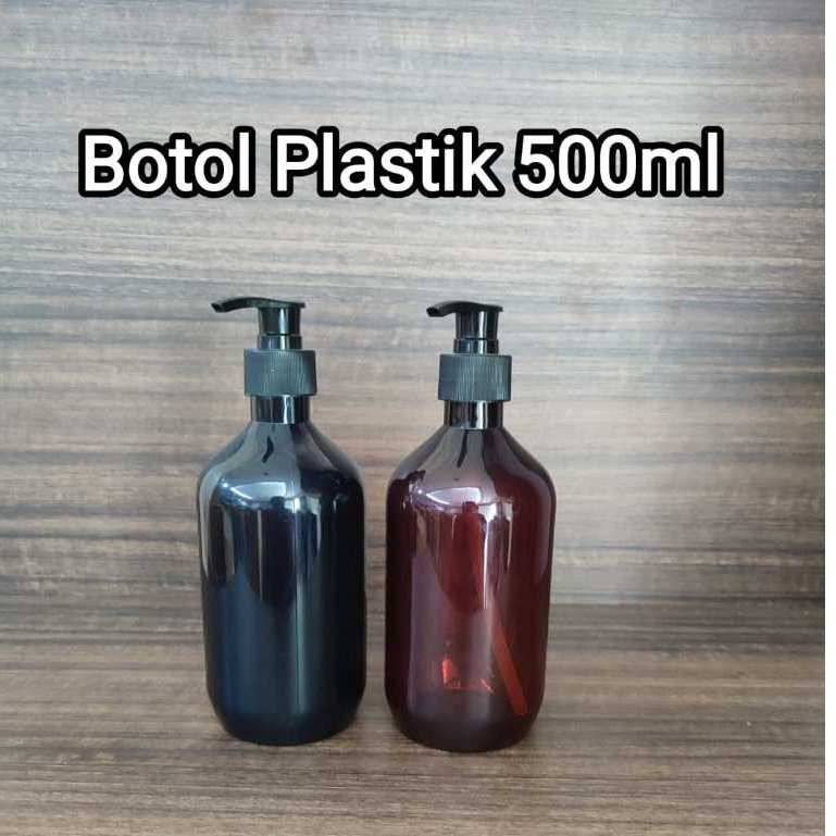 Botol Plastik 500ml Botol Isi Ulang shampoo Botol kemasan Plastik 500ml