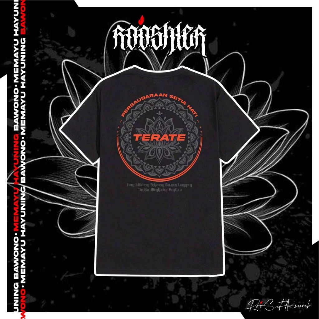 KAOS DISTRO PSHT SIMPLE KEKINIAN / KAOS PSHT / ROOSHTER MERCH