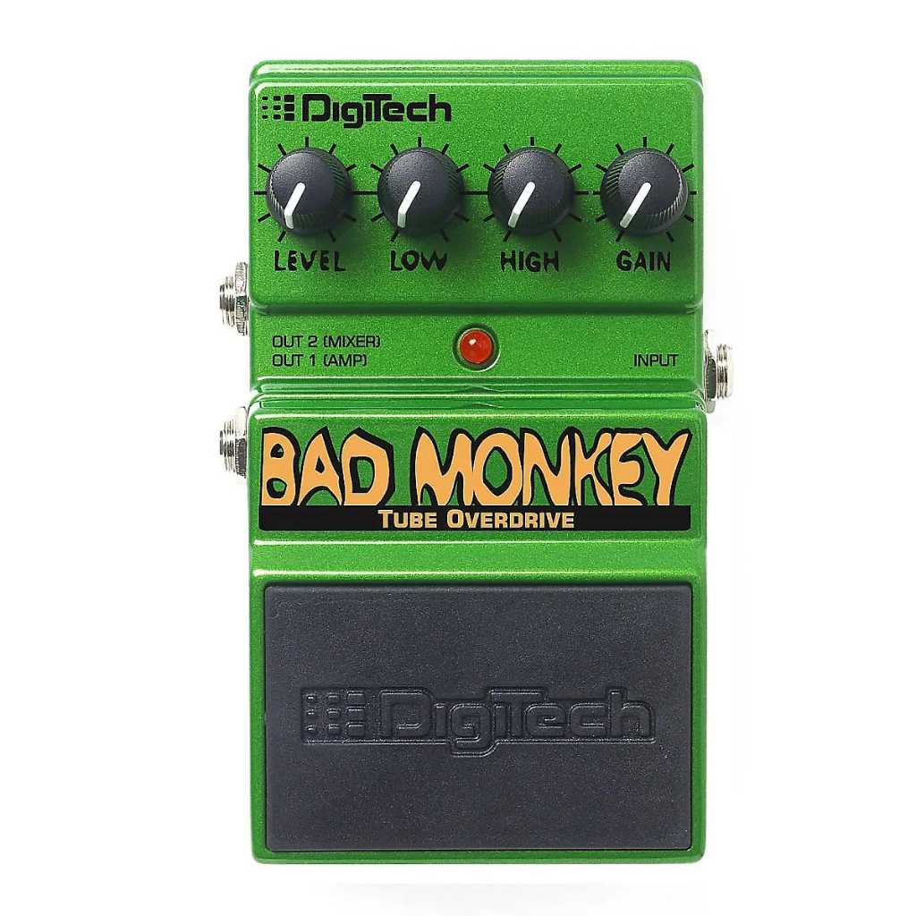 Pedal Efek Gitar Stompbox Analog Digital Overdrive Digitech Bad Monkey