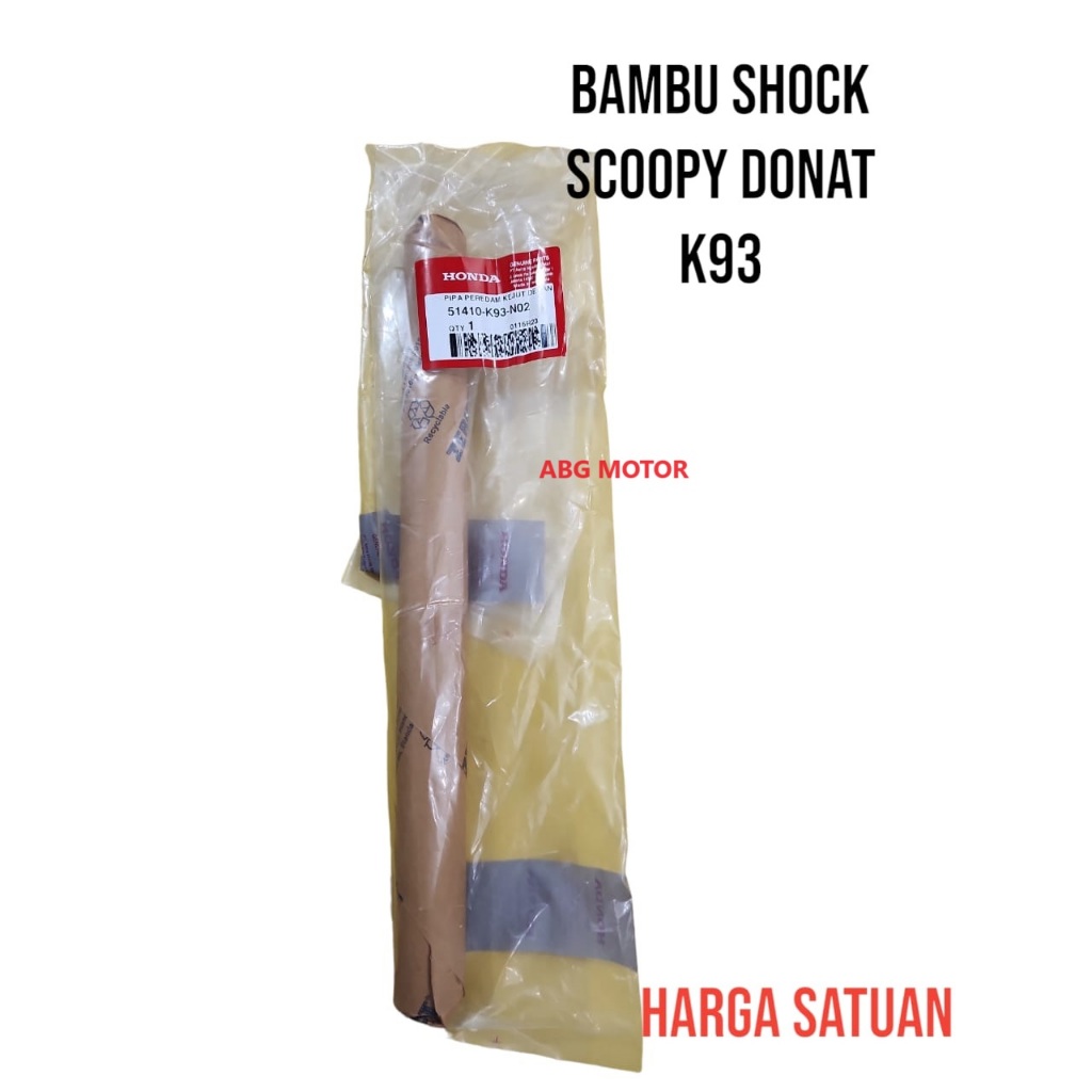 BAMBU AS SHOCK DEPAN SCOOPY DONAT K93 ORIGINAL ASLI