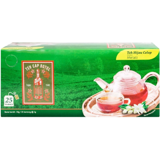 

Teh Celup Cap Botol Hijau isi (25 Bags) - Teh Cap Botol Aroma Melati