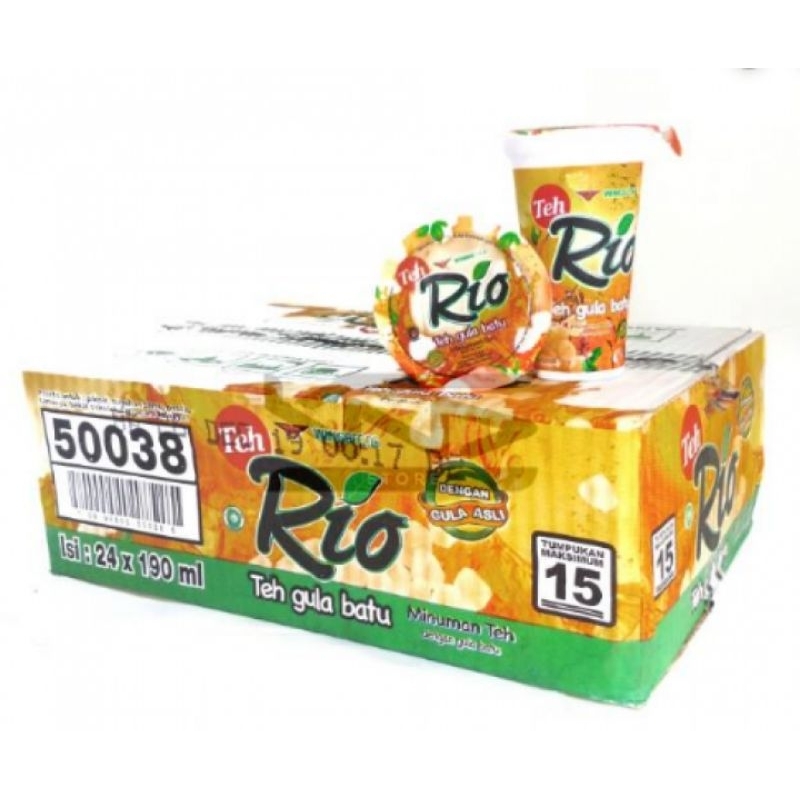 

TEH RIO ISI 24 CUPS / khusus kirim instan/ MINUMAN INSTAN RASA TEH / TEH INSTAN