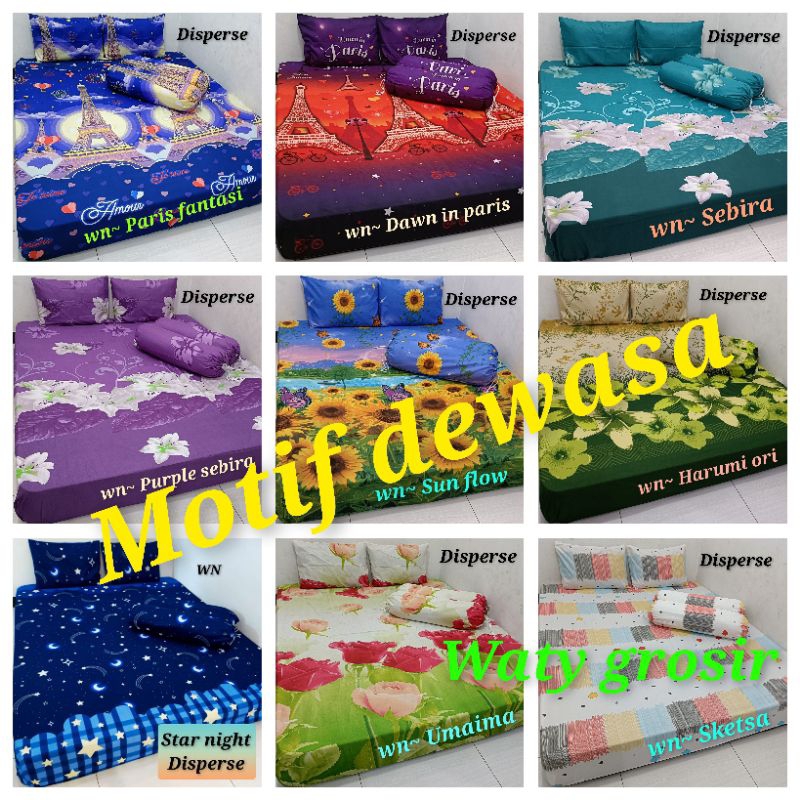 PROMO 11.11 Waty grosir 22 motif baru sprei homemade sprei klaten