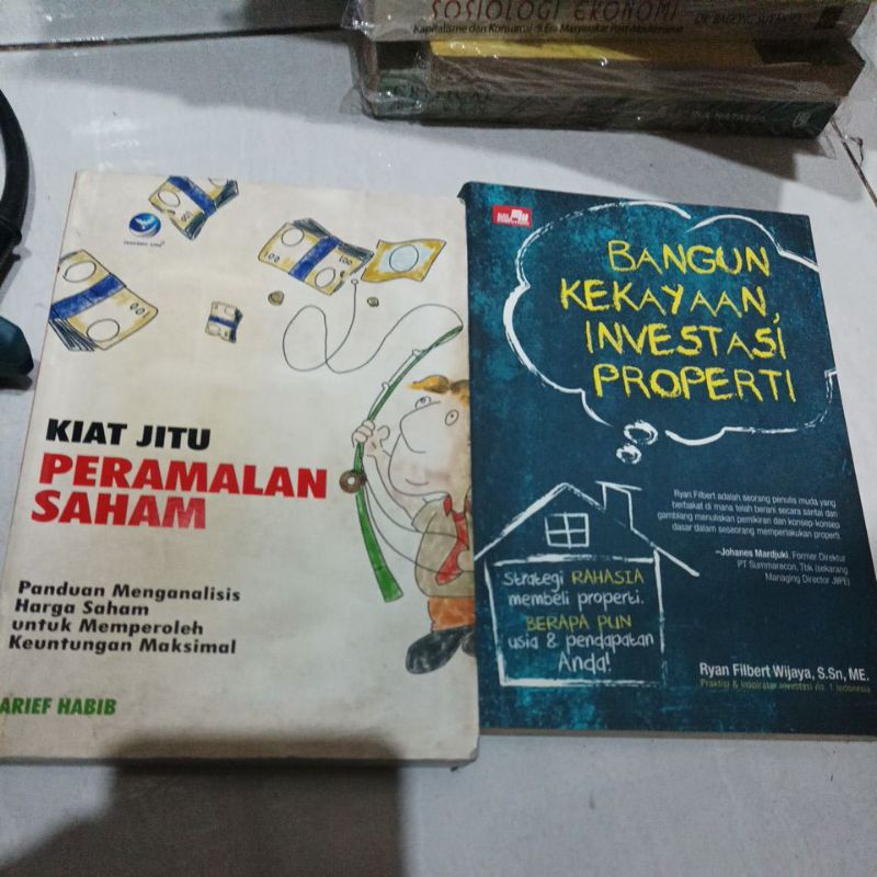 sepaket buku saham trader investasi bekas original