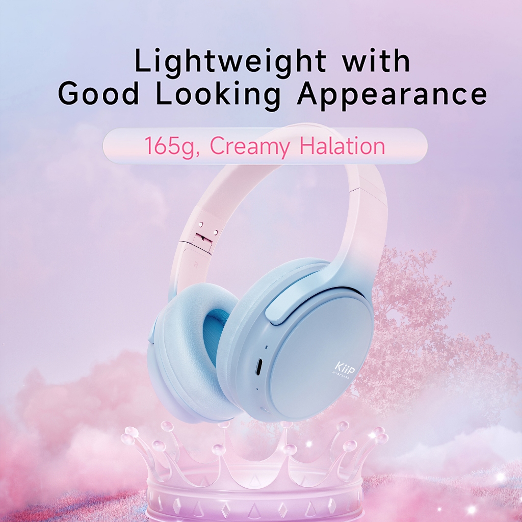TERBARU NEW KIIP - HEADPHONE - TH60 HEADPHONE BLUETOOTH WIRELESS HEADSET
