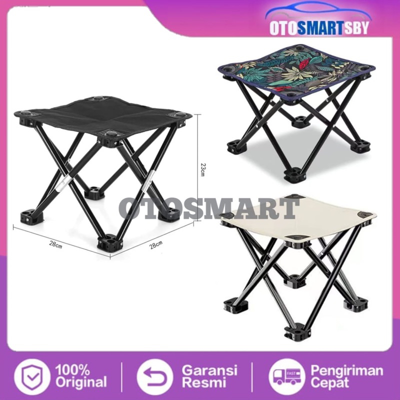 Bangku Datar Outdoor Kecil / Kursi Lipat Camping Size Kecil