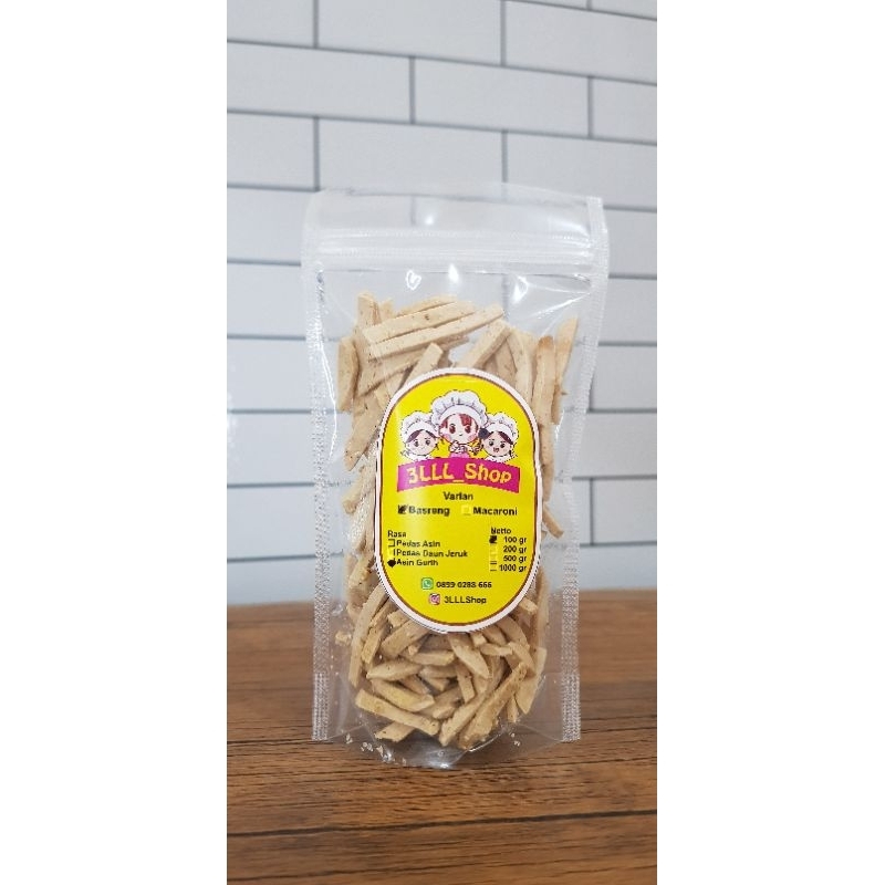 

Basreng. Varian Asin Gurih. 100gram. KUALITAS PREMIUM
