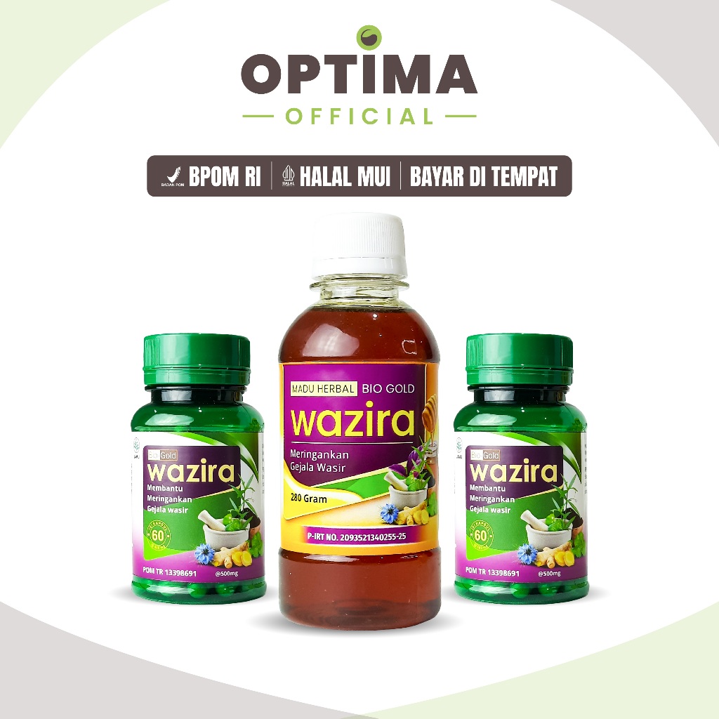 

Madu Wazira Bio Gold 1 Botol Madu Wazira & 2 Kapsul Wazira Bio Gold Mengatasi Wasir Ambeien