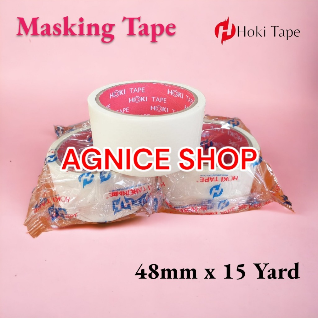 

Masking Tape / Lakban Kertas 48 mm x 15 yard 2 Inch