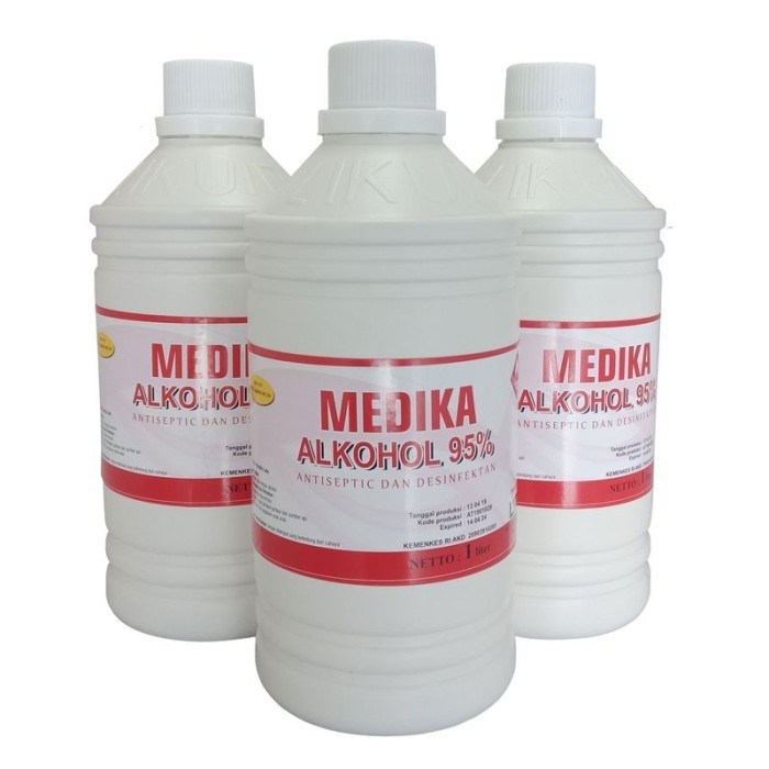Alkohol 95% MEDIKA 1L/ Alkohol 95% antiseptik 1000ml- MEDIKA