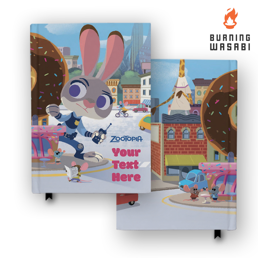 

Buku Catatan Notebook Zootopia 3 Judy Hoops Custom Nama Agenda Jurnal Diary Hardcover A5 A6 B5