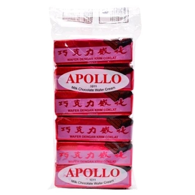 

Apollo/ Apollo Milk Wafer Cream/ Apollo Wafer Susu Malaysia (12g/Pcs)