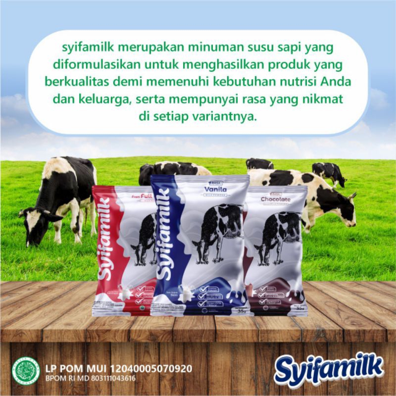

susu syifamilk fullcream susu bubuk sapi murni kemasan 550 gram sudah BPOM