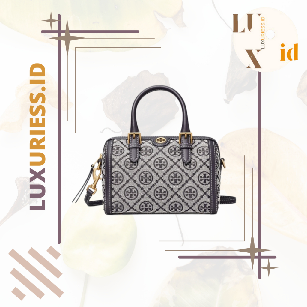 TORY BURCH T MONOGRAM JACQUARD BARREL