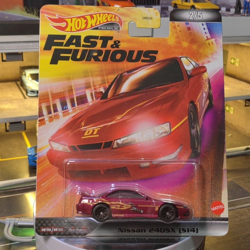 hotwheels premium Nissan 240SX S14 Fast and Furious