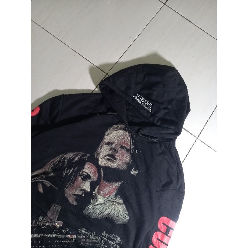 Hoodie Vetements 2016 Titanic Coming Soon Big Logo Fashion Jarang Rare