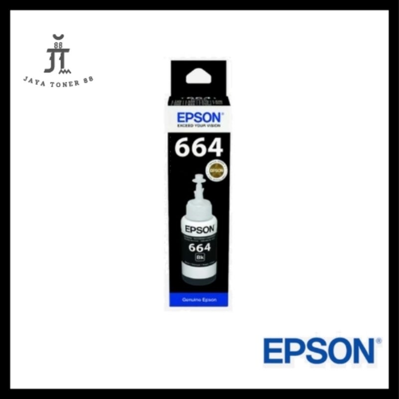 Tinta Epson 664 Original Hitam L100/L110/L120/L200/L220/L310/L360