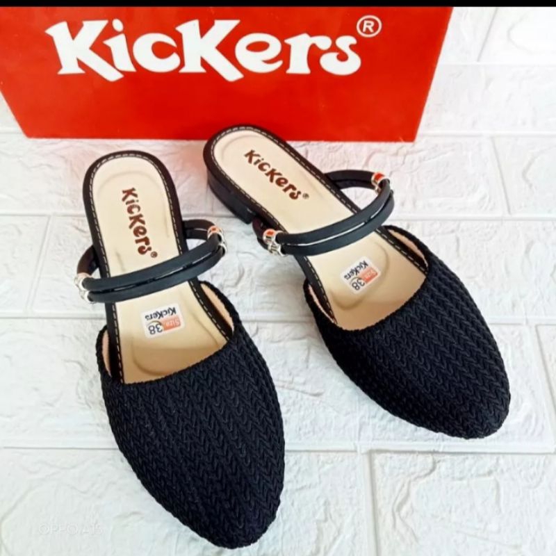 sepatu slop cewek rajut santai model trendy dan nyaman pastinya
