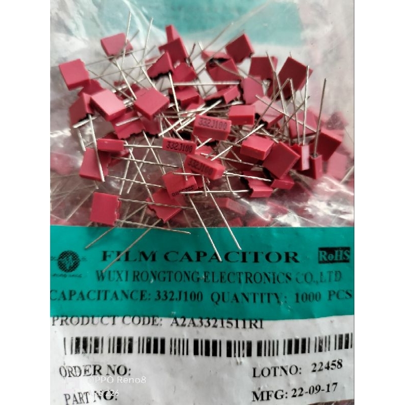 MKM 332J100V ROHS MERAH
