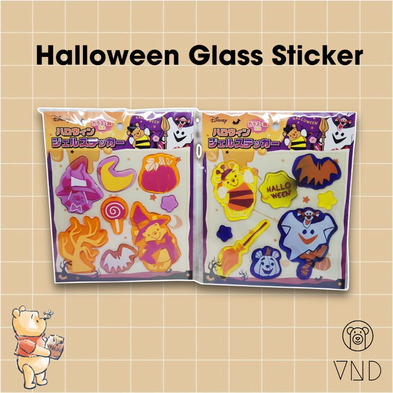 

Halloween Glass Sticker/ Deco Sticker ORI Japan