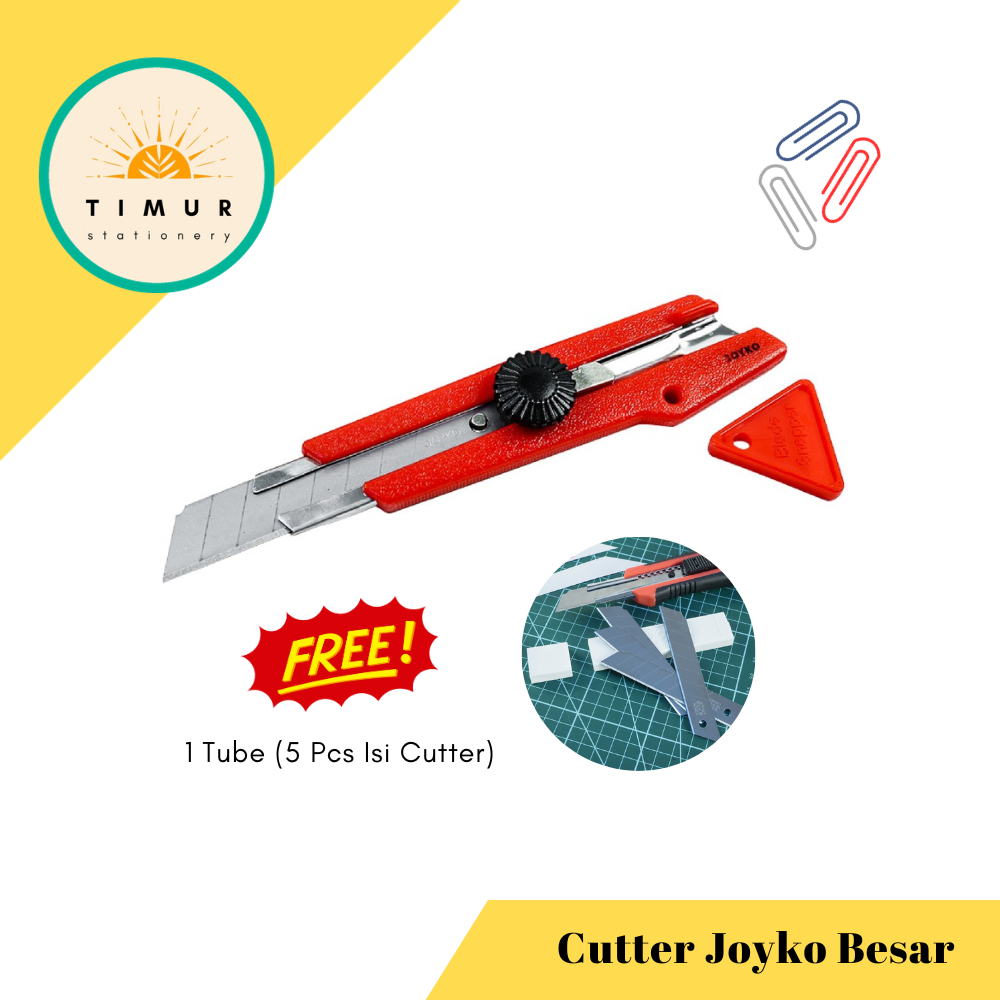 

Cutter Joyko Besar L-500 FREE Reffil per Pc