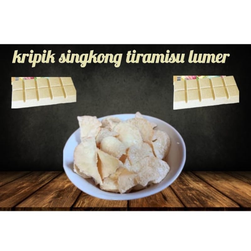 

kripik singkong tiramisu lumer